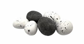 Deluxe Sweet Pebbles met Walnoot Grijs/Wit