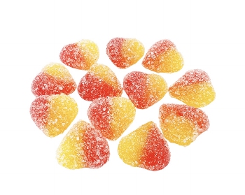 Jelly Stick Zure Perzik Hartjes - 1 kg